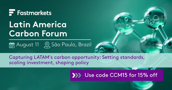 Conteúdo de Parceria | Fastmarkets Latin America Carbon Forum 2025.