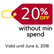 GETÂ 20 OFF without MINIMUM SPEND