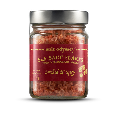 SEA SALT FLAKES W/ ORGANIC PAPRIKA Hellenic Farms