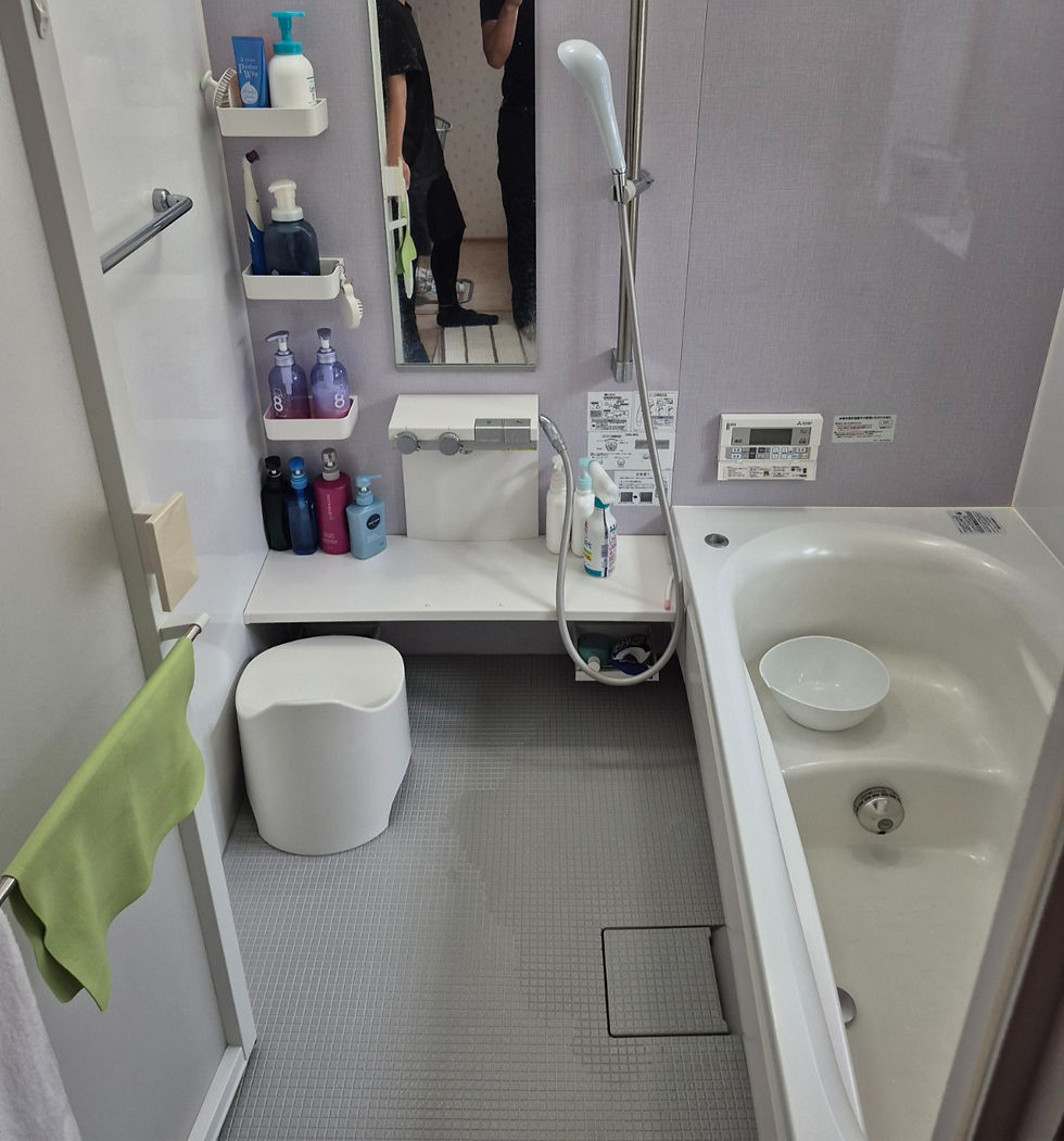 きれいになったバスルーム