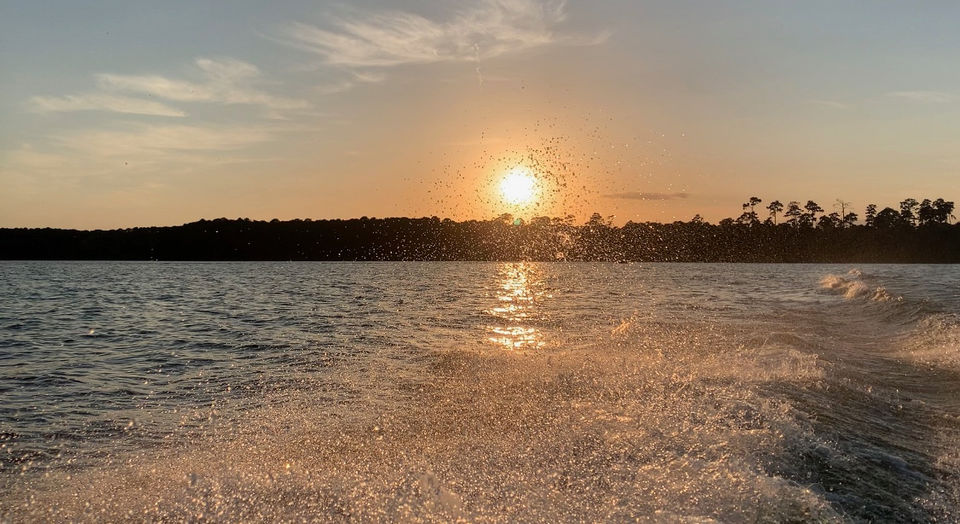 Sunset at Lake Conroe
