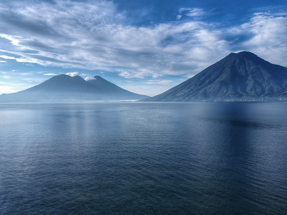 Volcan Toliman, Volcan Atitlan and Volcan San Pedro