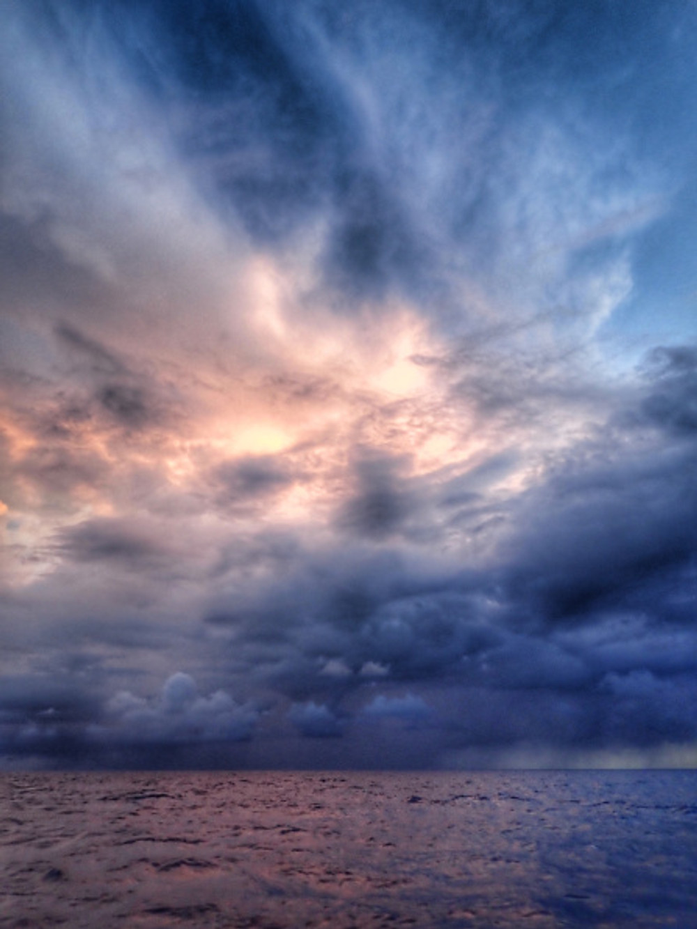 Heading into a squall