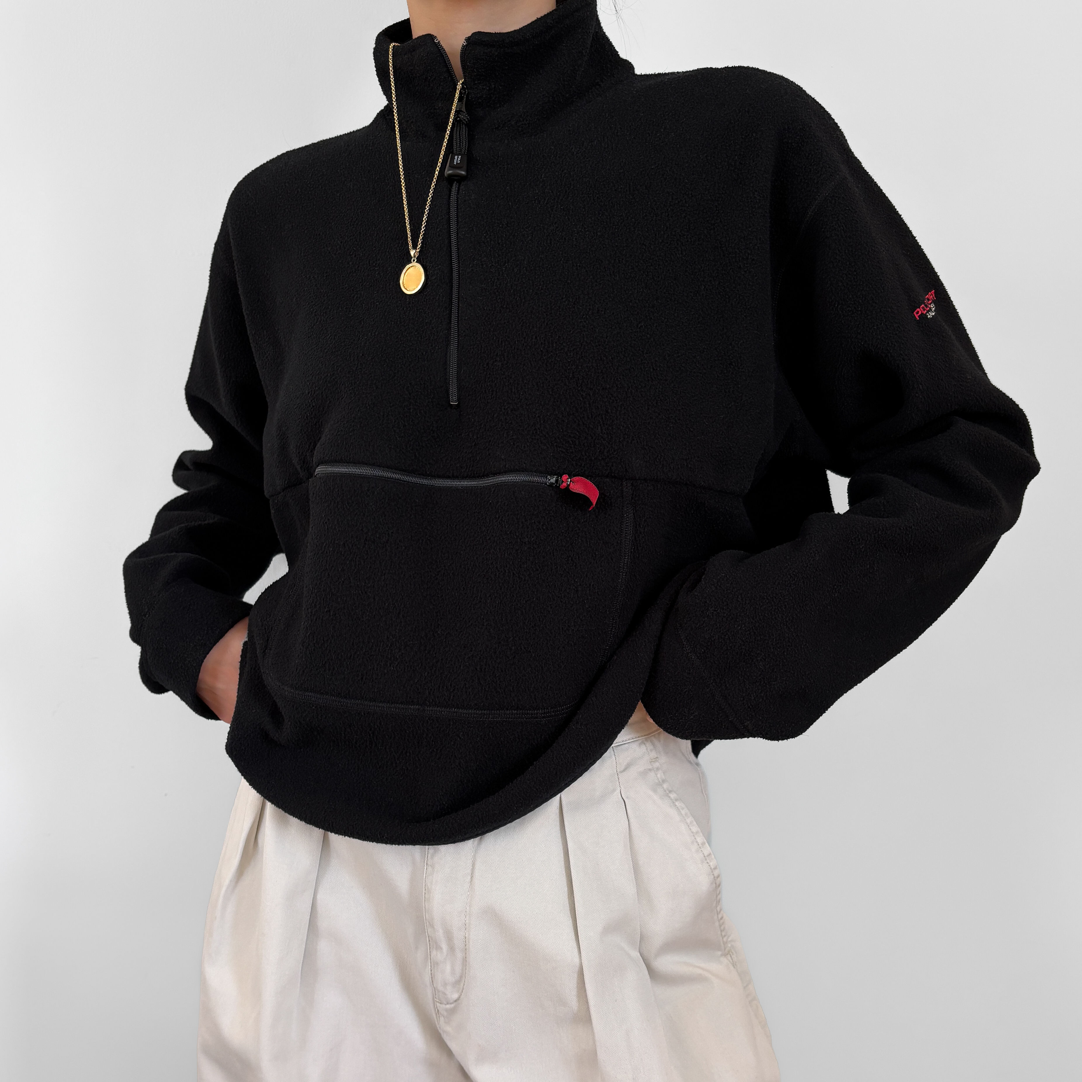VINTAGE RALPH LAUREN FLEECE HALF-ZIP