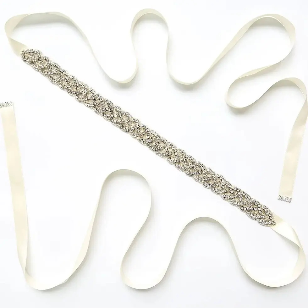 Miniatura: CINTURÓN NUPCIAL modelo CT005