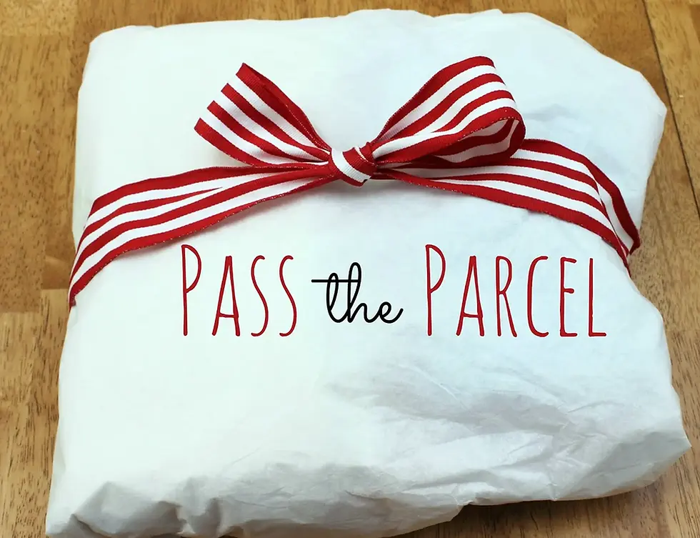 Pass the Parcel gift for children's parties