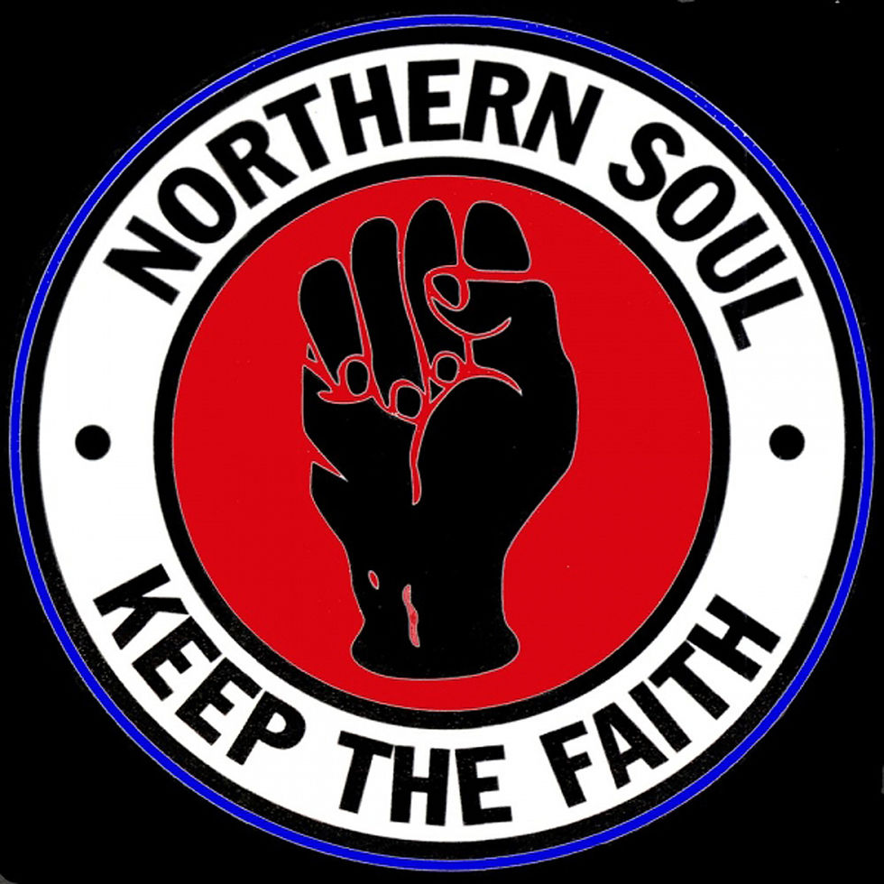 Northern Soul Keep the Faith logo for bespoke DJ services