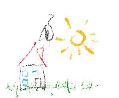 Aanmelden bij praktijk eigen aardig. Beeldende therapie, huis- boom- mens-tekening.