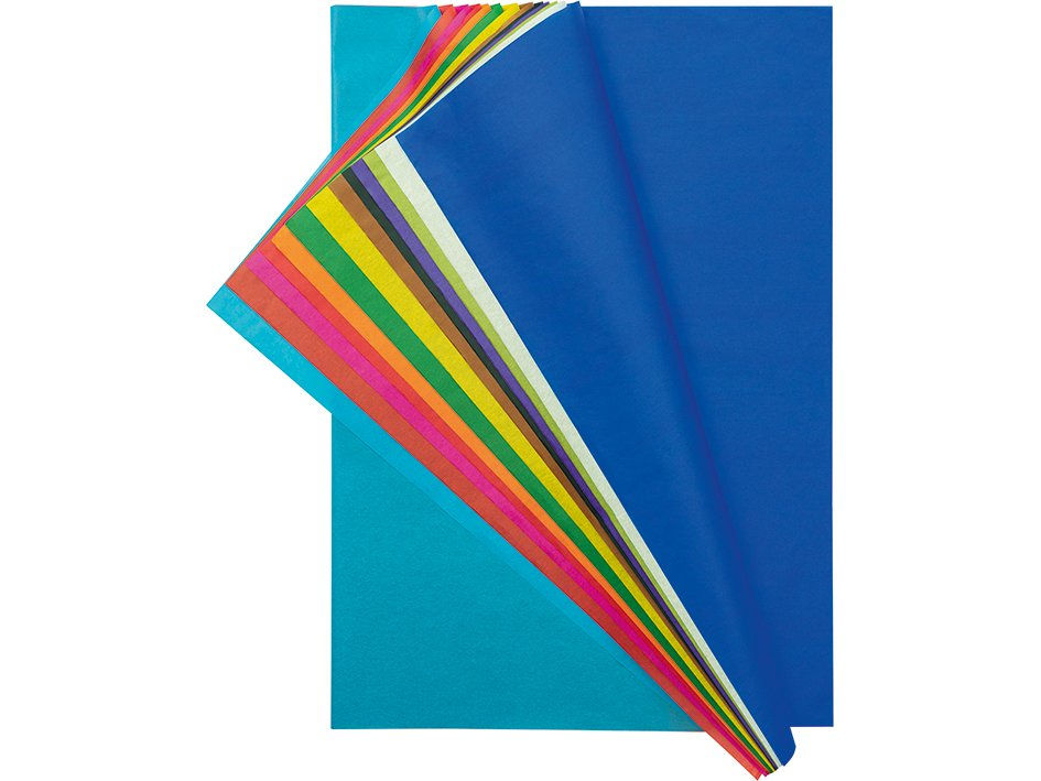Folia Silkepapir 20g/m – 50x70cm 26ark – Mixpakke