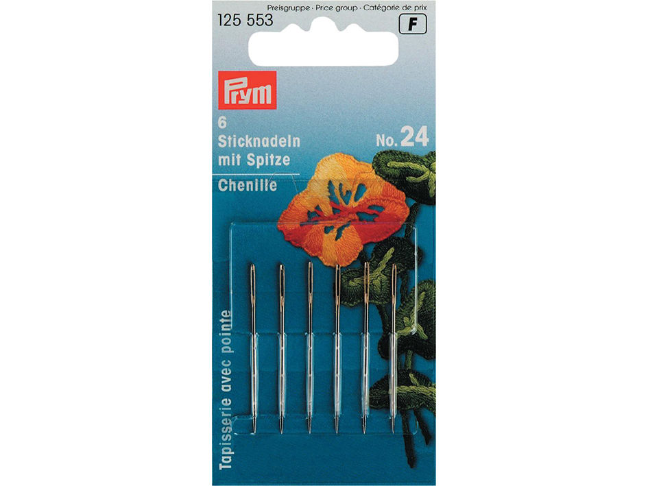 Miniatyrbilde: Prym Broderinåler Chenille spiss 6stk