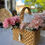 Miniatura: Canasta mimbre Flowers
