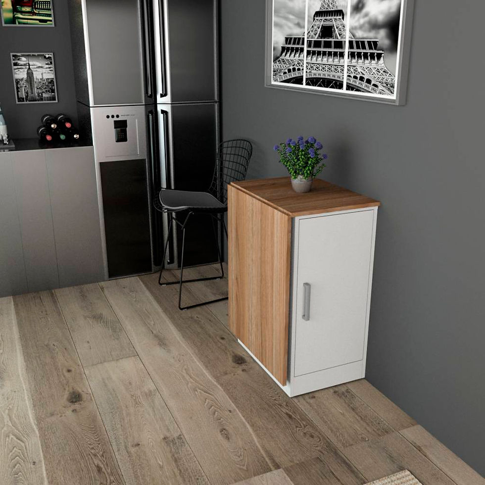 Miniatura: Desayunador plegable 1 puerta