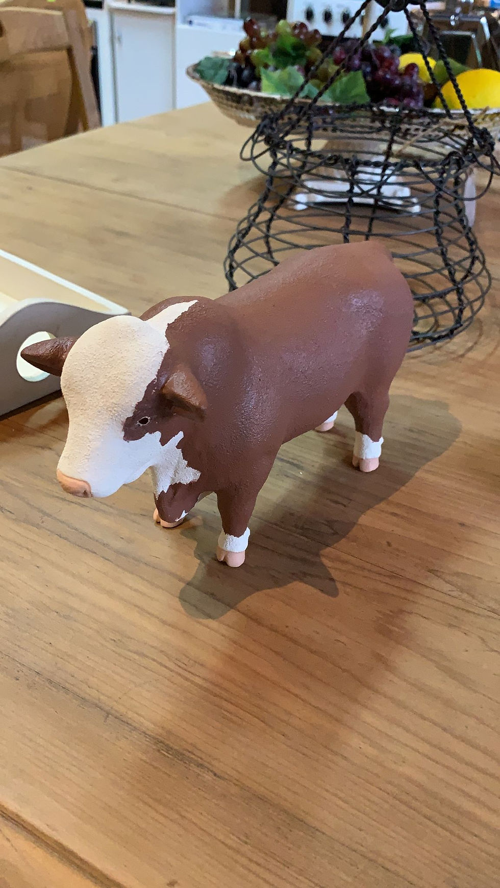 Miniatura: Toro Braford (de cerámica)