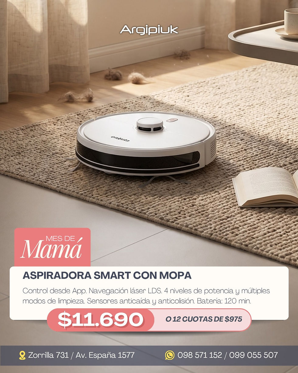 Miniatura: Aspiradora robot smart c/mopa ENXUTA