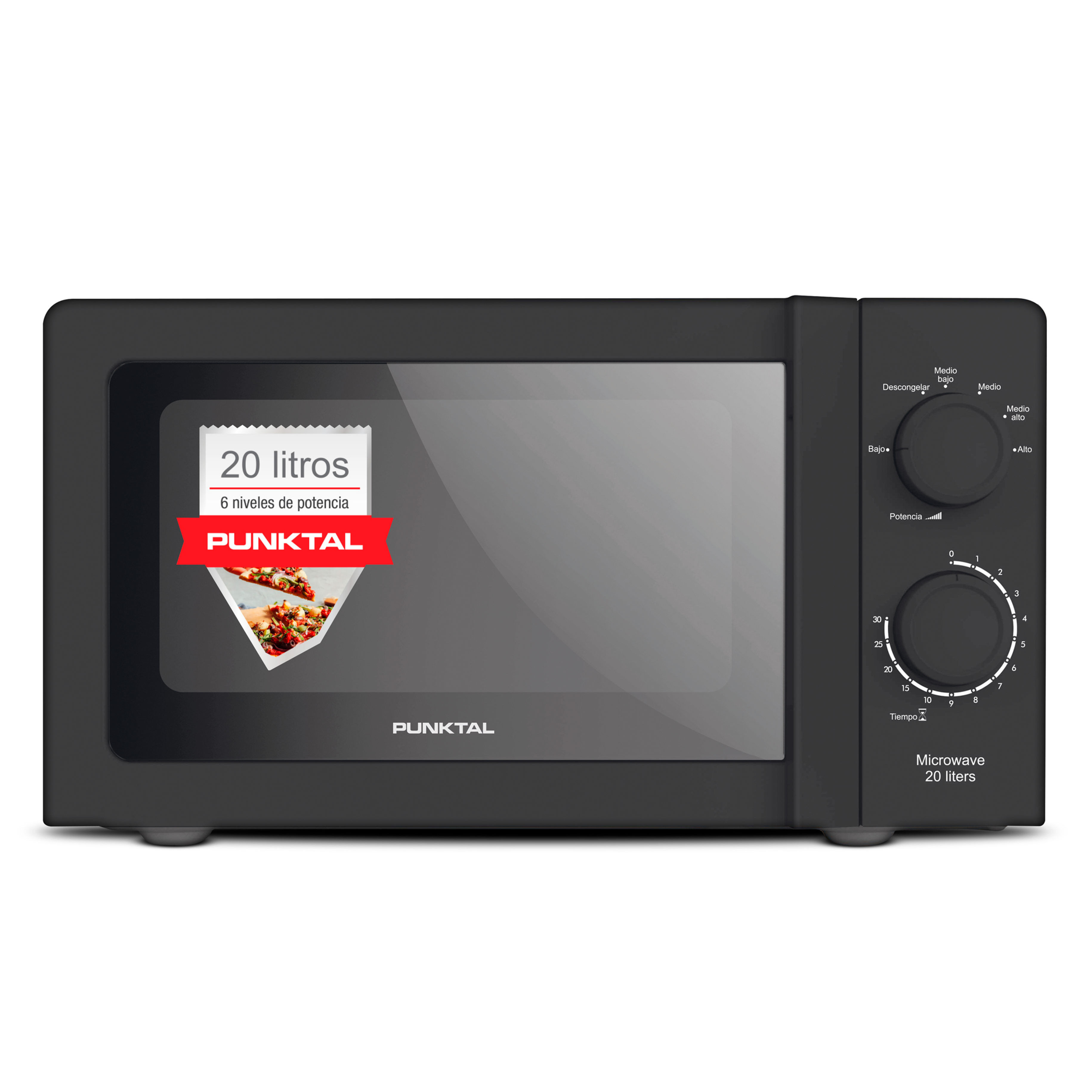 Microondas 20 lts. PUNKTAL manual