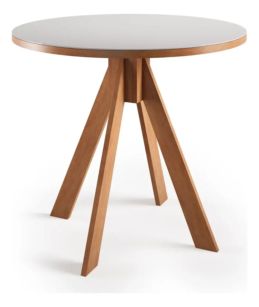 Miniatura: Juego comedor 4 sillas redondo New D
