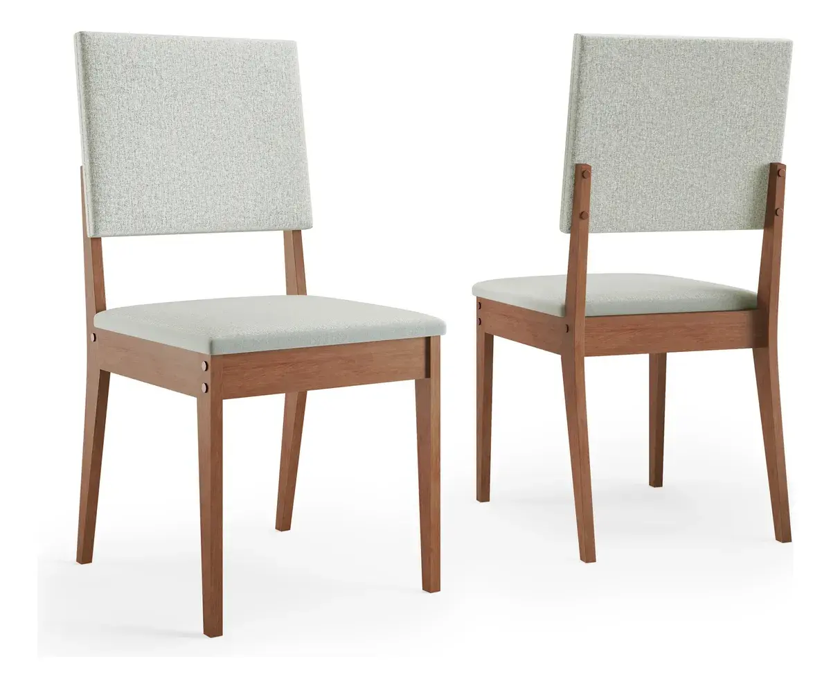 Juego comedor 4 sillas redondo New D