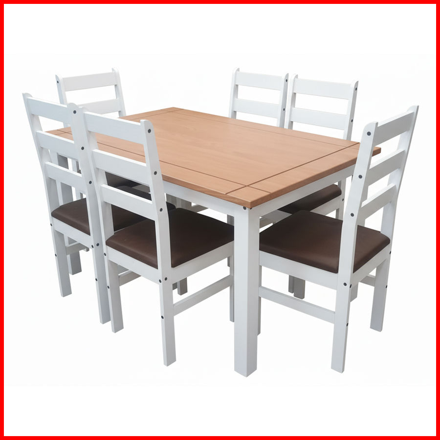 Juego comedor 6 sillas tapizadas BELLA