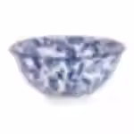 Miniatura: Bowl de cerámica blanco y azul