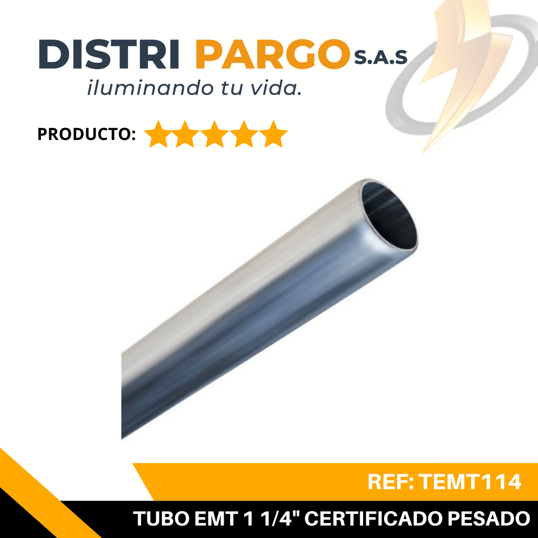 TUBO EMT 1 1/4 PESADO