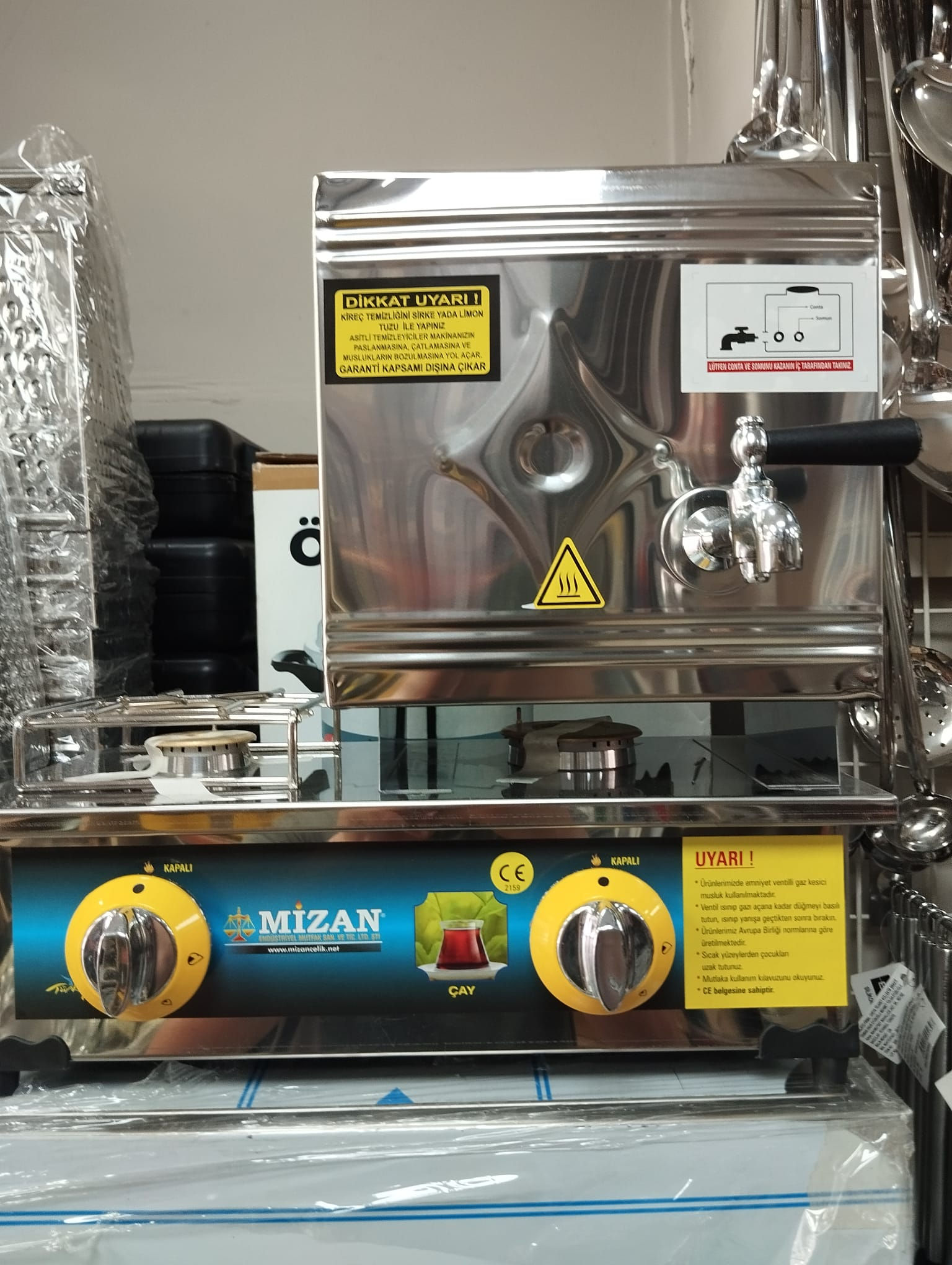 çay kazanı çeşitleri