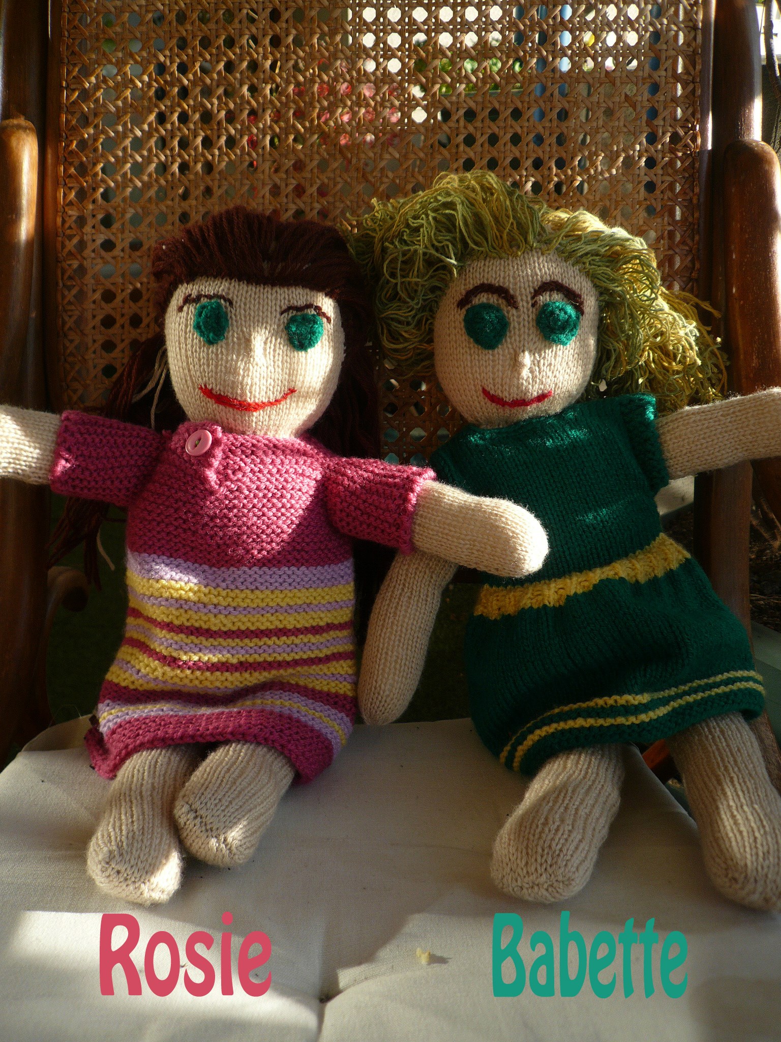 Babette (en stock) et Rosie (VENDUE)