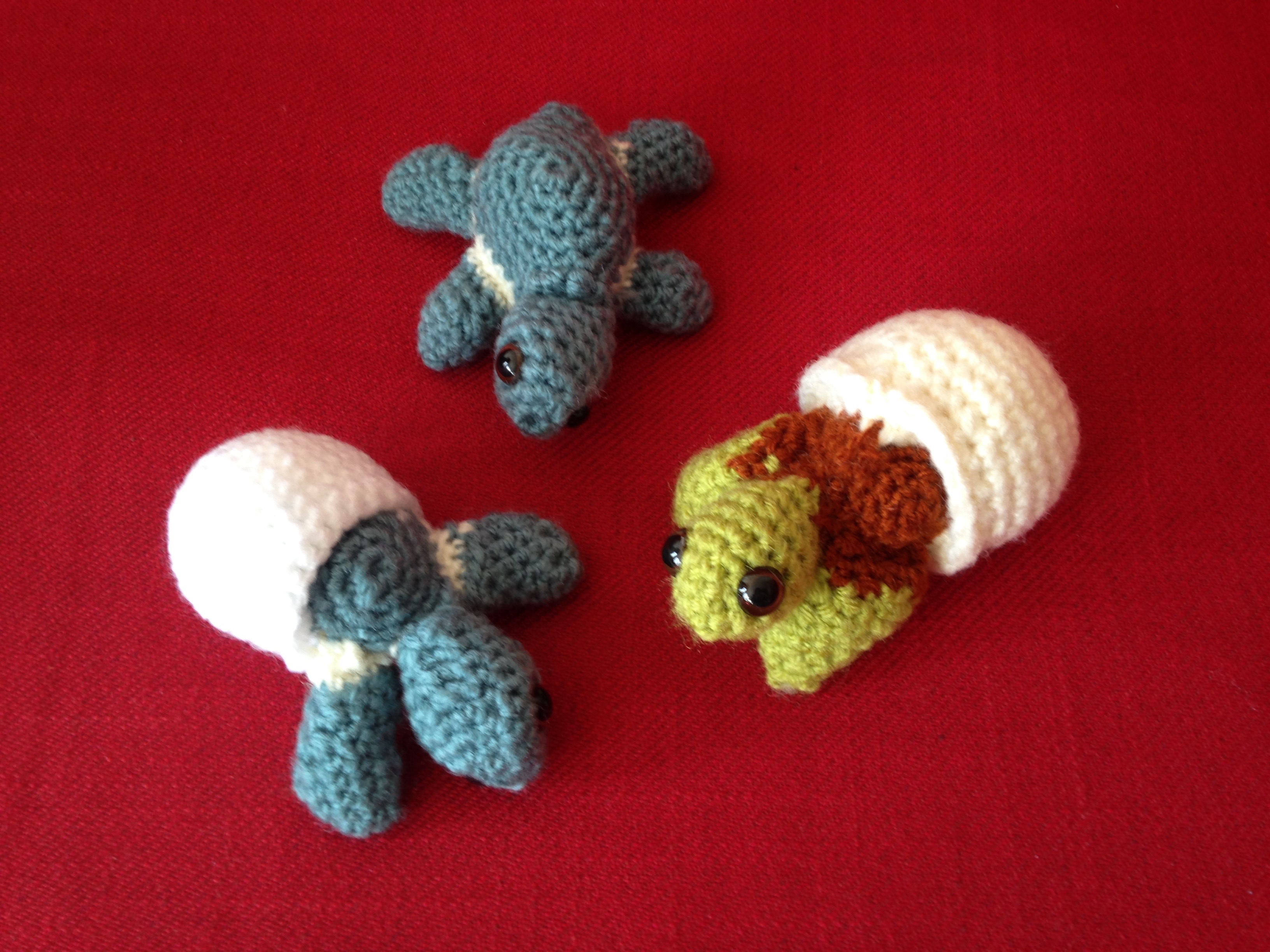 Lily, Nina et Eva, les tortues