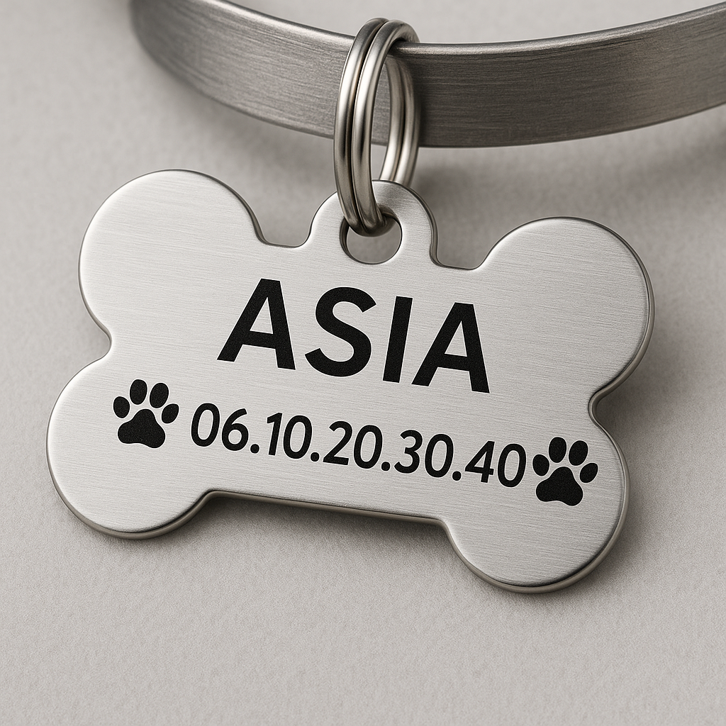 Médaille pour chien et chat