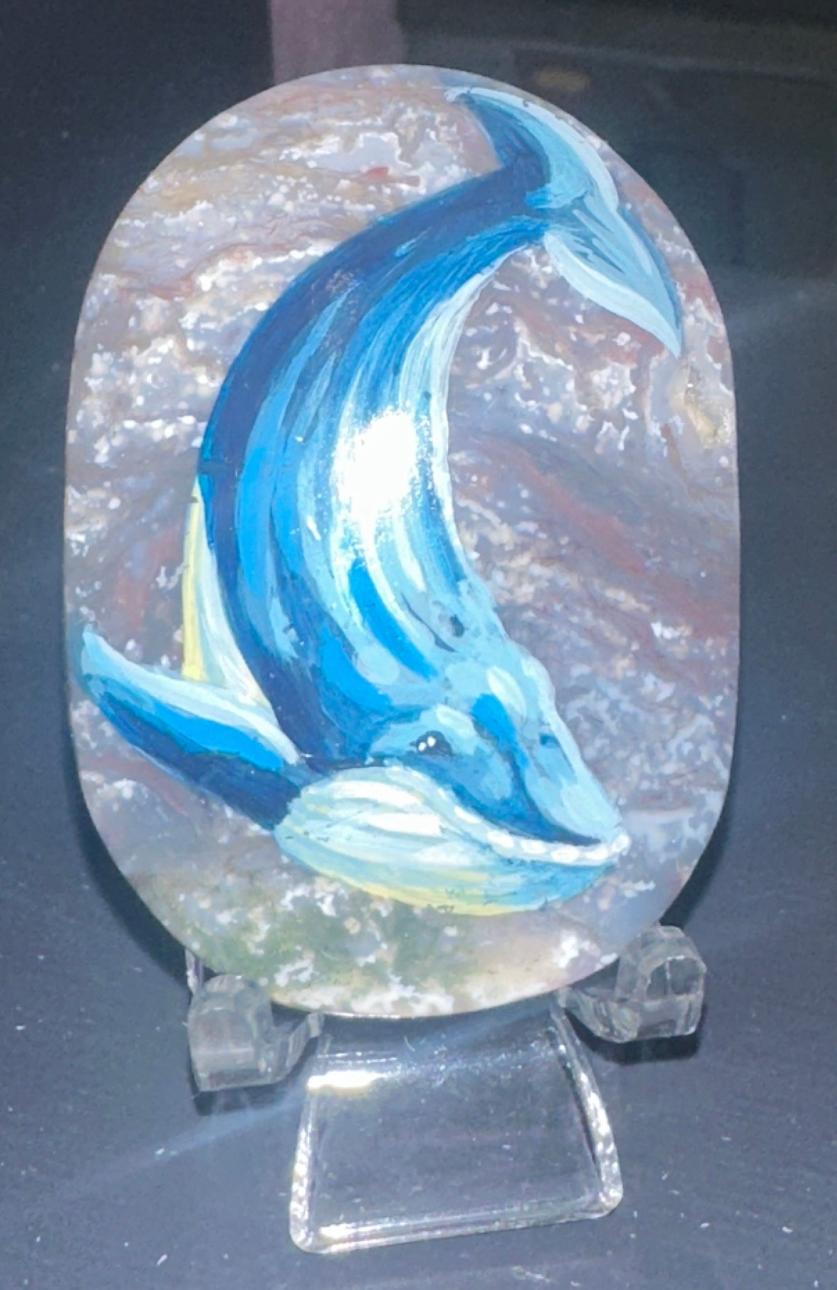 Steph Swift Hand Painted Lucky Stone #20 