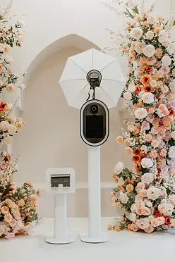  photobooth set up for wedding