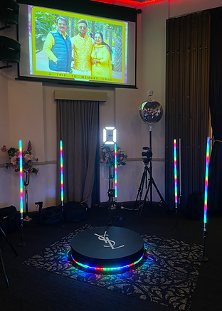 360 photo at the wedding