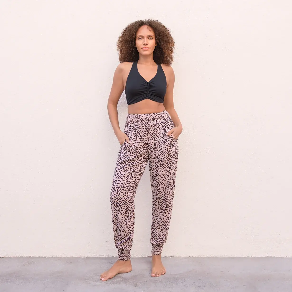Pants Ananda - Leopard Gold