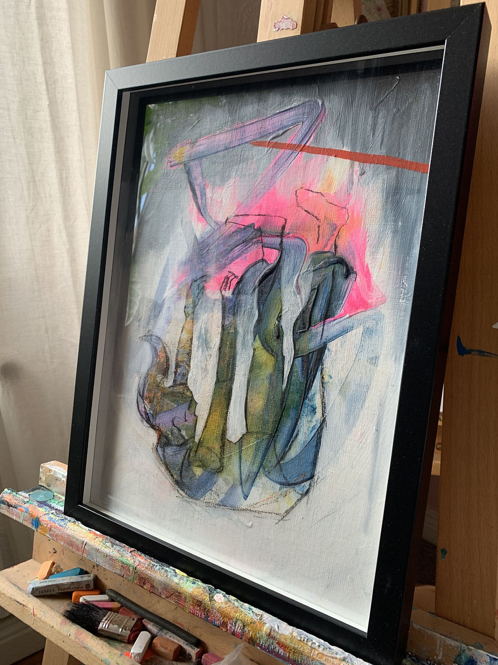 Miniaturbild: frei fall | 30 x 40 cm | Mixed Media