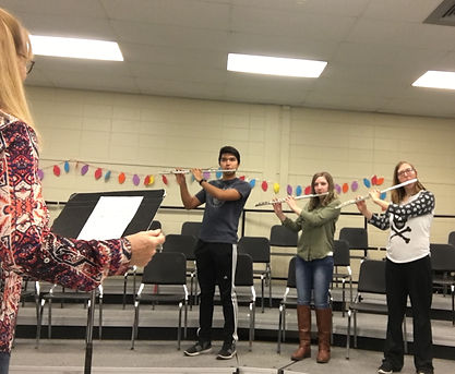 Trio rehearsal