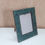 Thumbnail: Photo Frame with hand made crackle art embossed marble Dust fusion