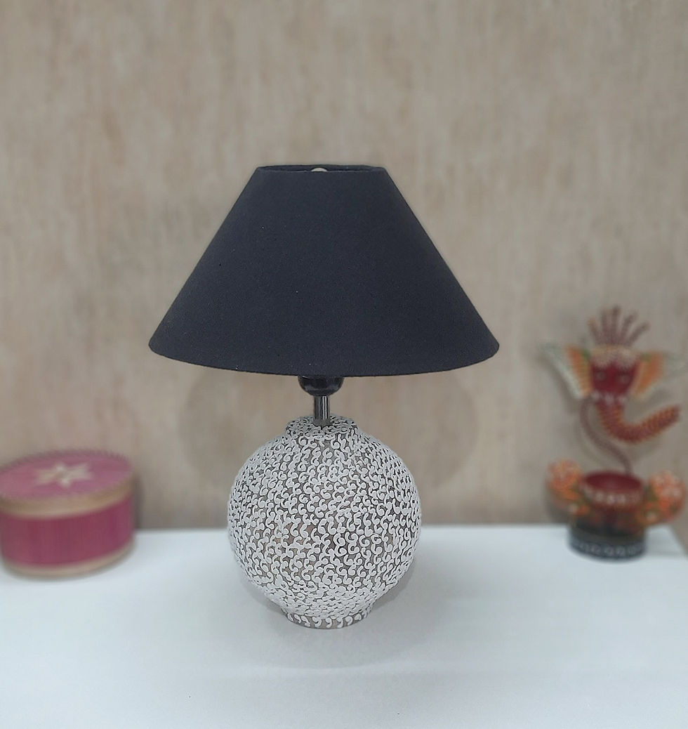 Thumbnail: Lamp Matka Design MarbleDust Fusion hand art on Wood