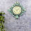 Thumbnail: Tree Stylish Wall Clock - Mint Green