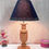 Thumbnail: Table Lamp in trophy style made from premium wood hand carved pattern