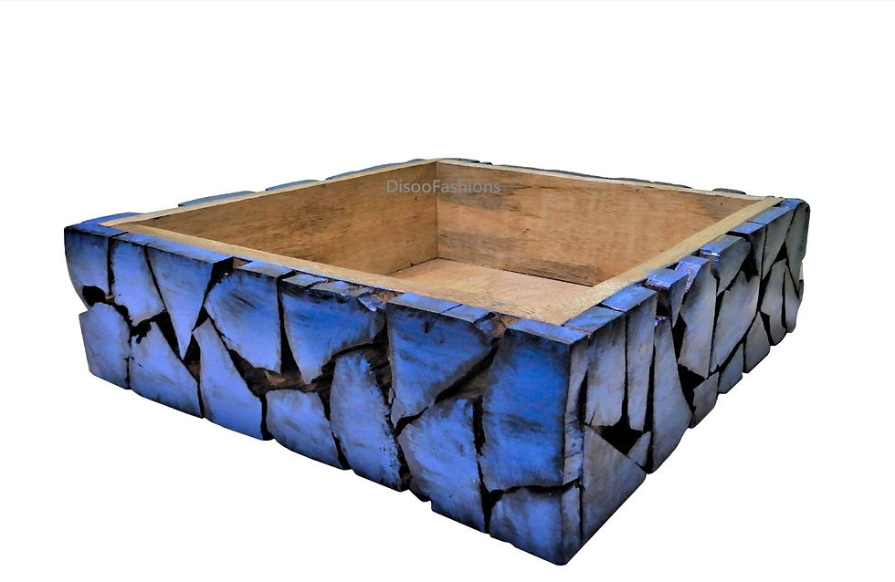 Thumbnail: Wooden Tray with Antique Looks RosewoodBlocks