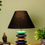 Thumbnail: Table Lamp - Distress Effect -Wooden Pebble Vintage Looks