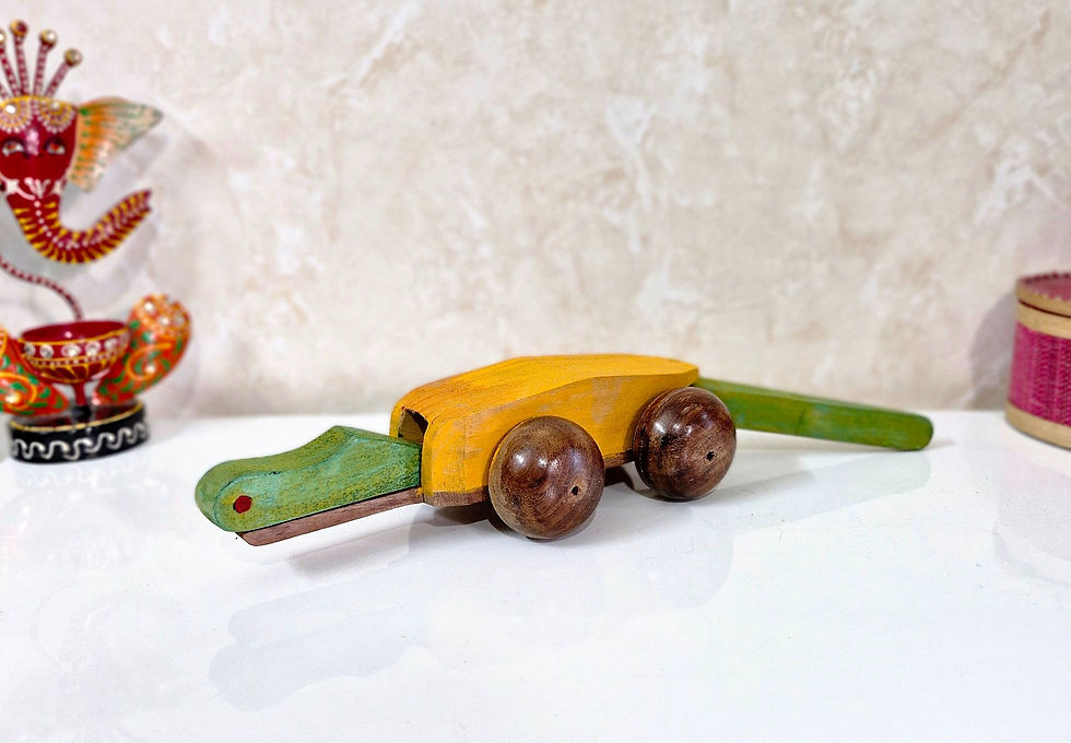 Toy Coco Hand Crafted Hand-Painted food colour on Medicinal wood