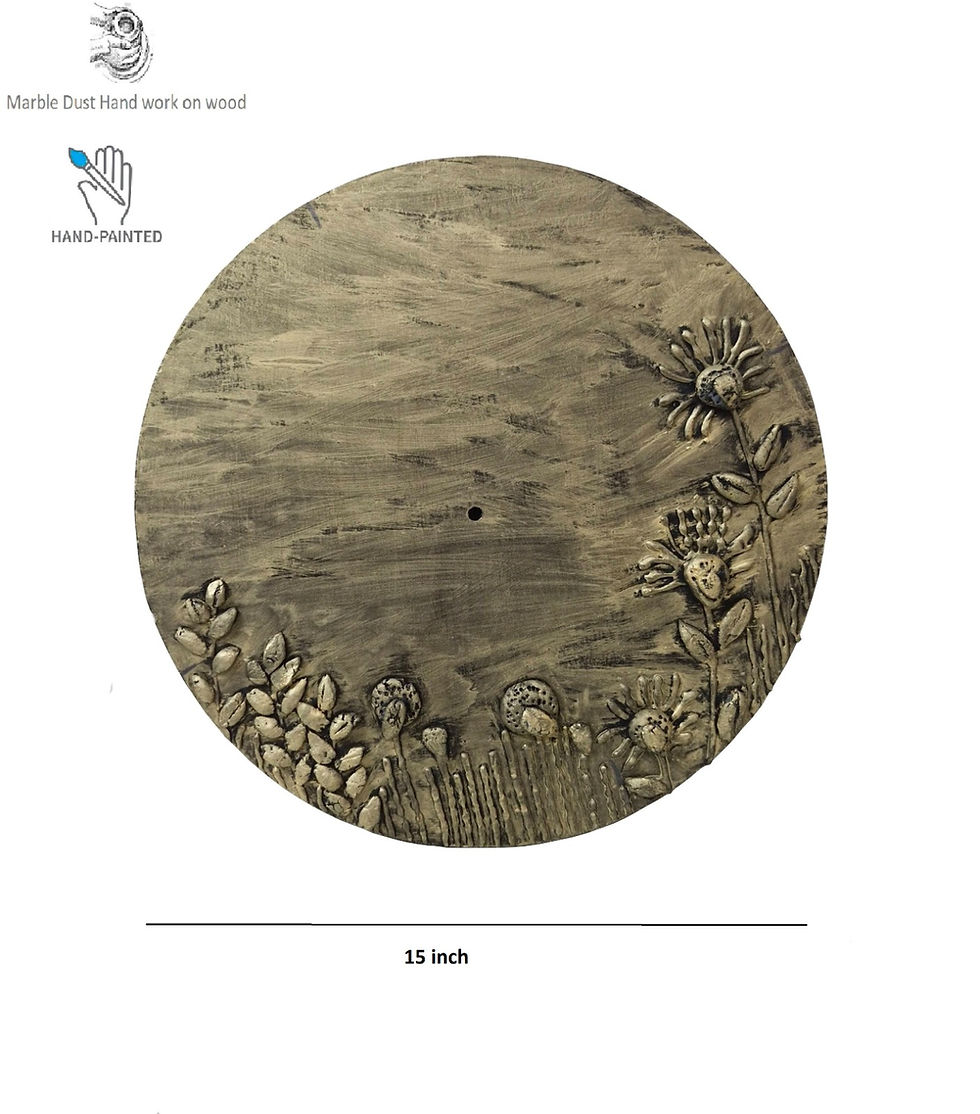Thumbnail: Wall Art 15 inch Roman Panel Fusion of Marble on wood handmade 3d work