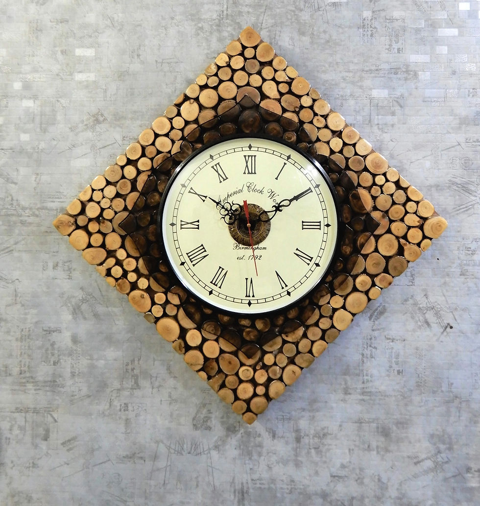 Thumbnail: Designer Wooden Wall Clock -Double colour