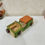 Thumbnail: Wooden Toy Jeep hand crafted hand painted Food Colour on medicinal wood