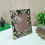 Thumbnail: Photo Frame with hand carving patterns on wood (BlackWithGold)
