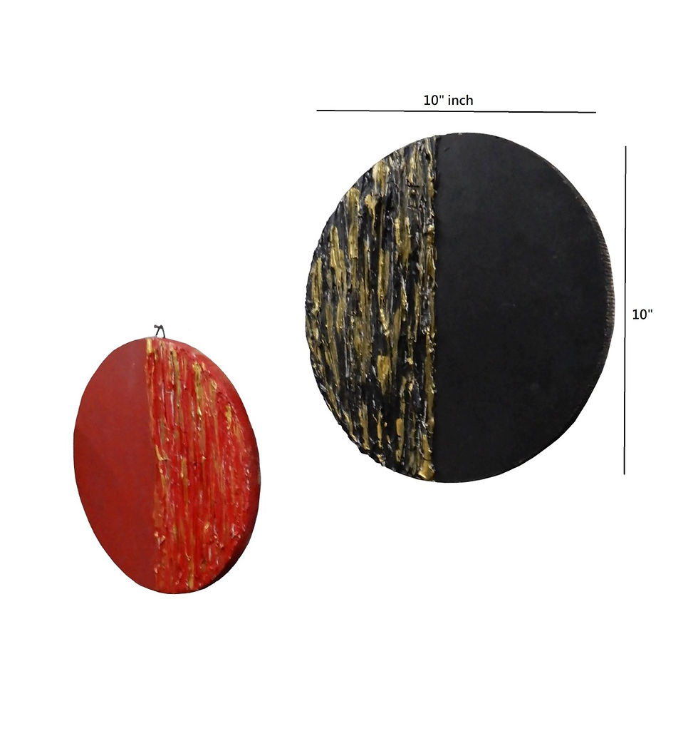 Thumbnail: Wall Panel combo Wall hanging Wooden Wall Plate hand carving of MarbleDust