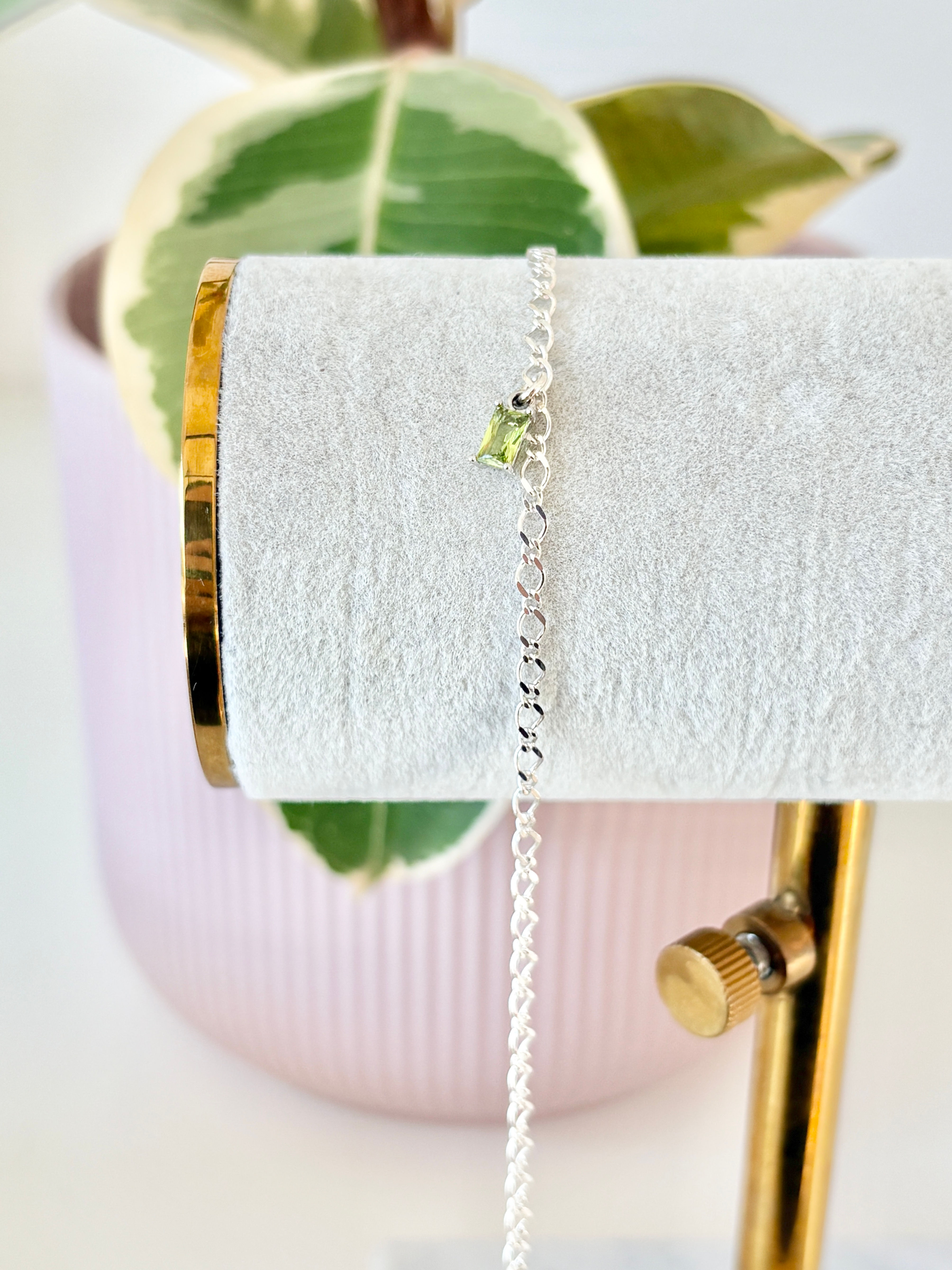 Light Green Crystal Bracelet