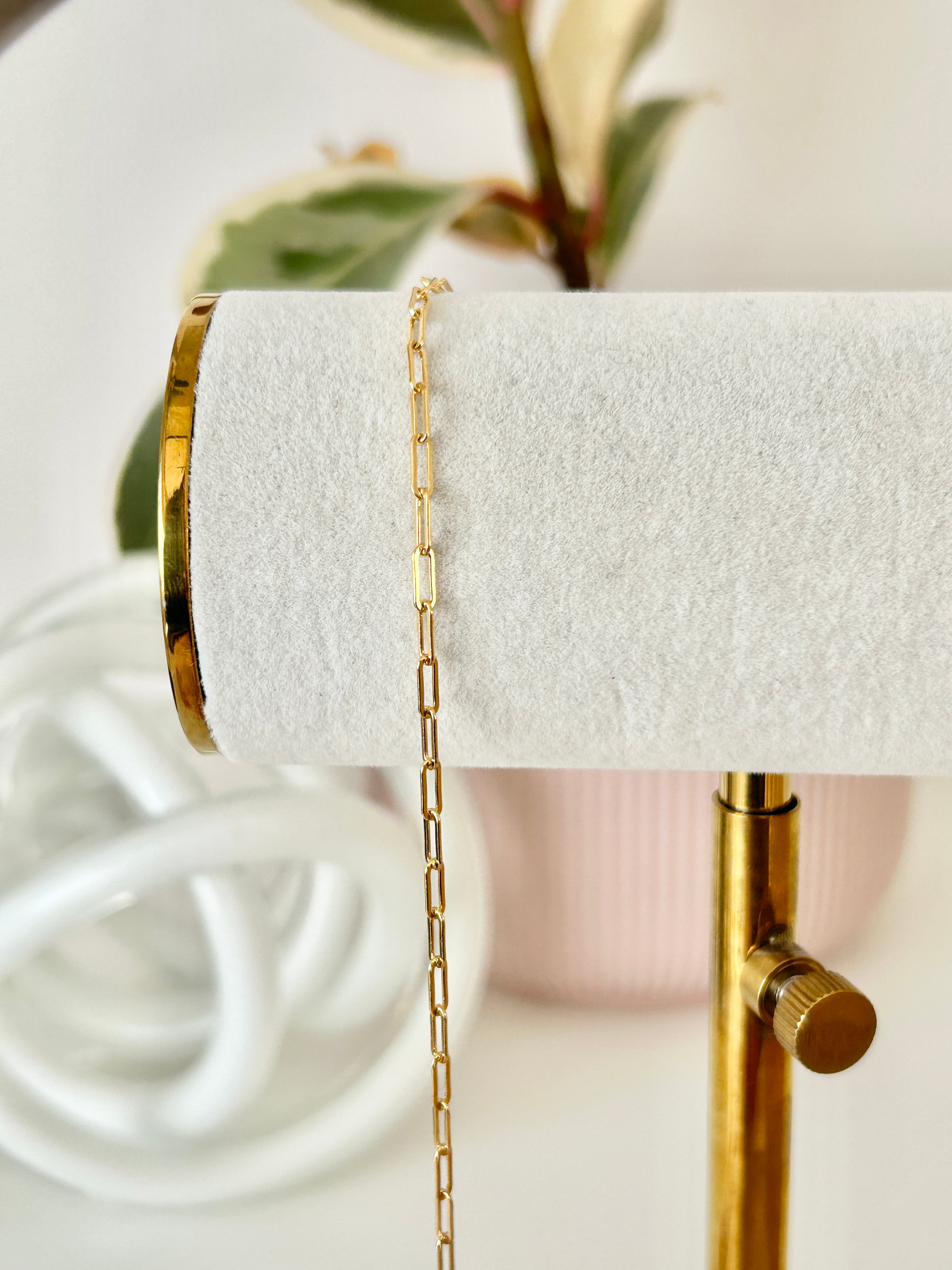 14k Gold Fill Large Paperclip Chain