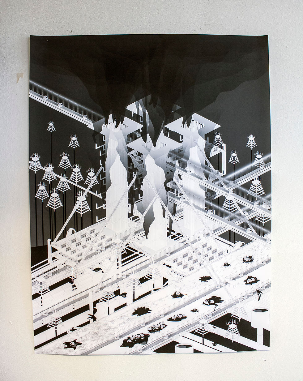 Oil Massive Society print