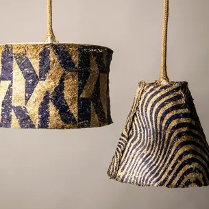 lamp made of food waste